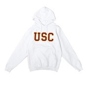 USC Trojan Basics Heritage White Tackle Twill Fleece Hoodie
